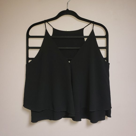 TYCHE Women's Size L  Black Tank Top - NWT - Picture 1 of 6